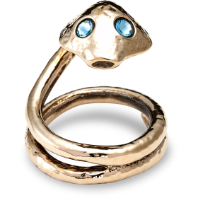 ROSEBUDS - Bijoux cock - Helmet - Bira - Aquamarine