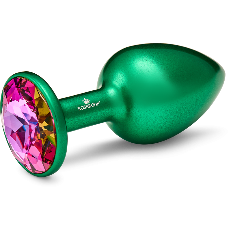 MEDIUM ALU GREEN CRYSTAL