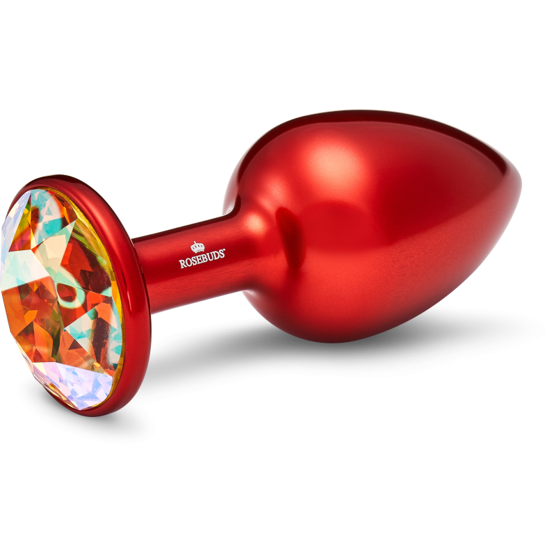 MEDIUM ALU RED CRYSTAL