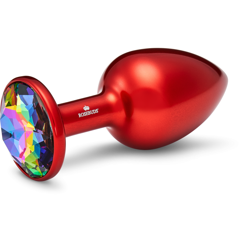 MEDIUM ALU RED CRYSTAL