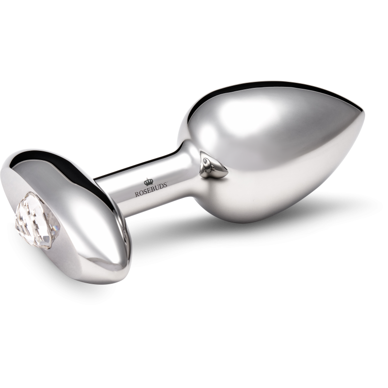 NEW MEDIUM STAINLESS STEEL CRYSTAL