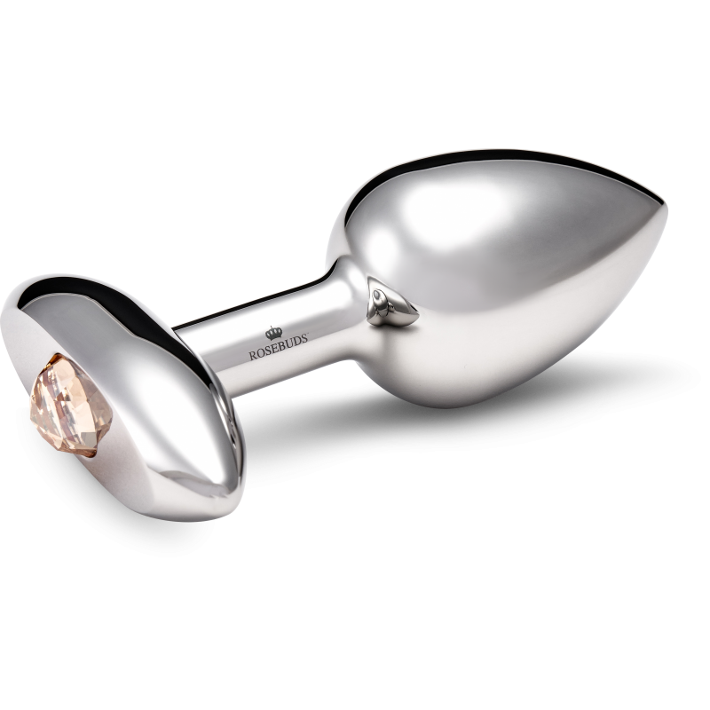 NEW MEDIUM STAINLESS STEEL CRYSTAL