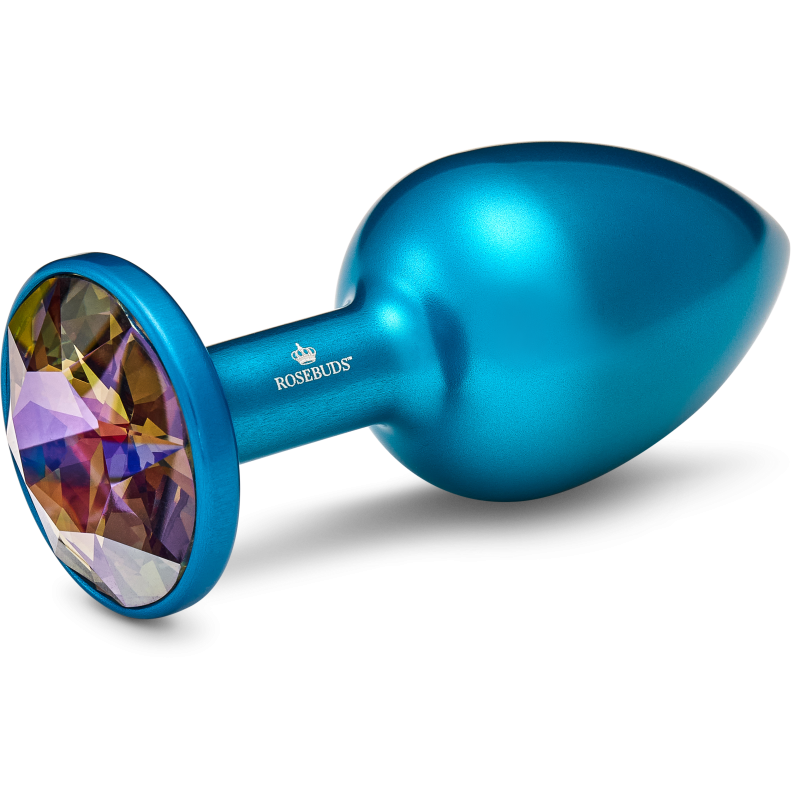 MEDIUM ALU BLUE CRYSTAL