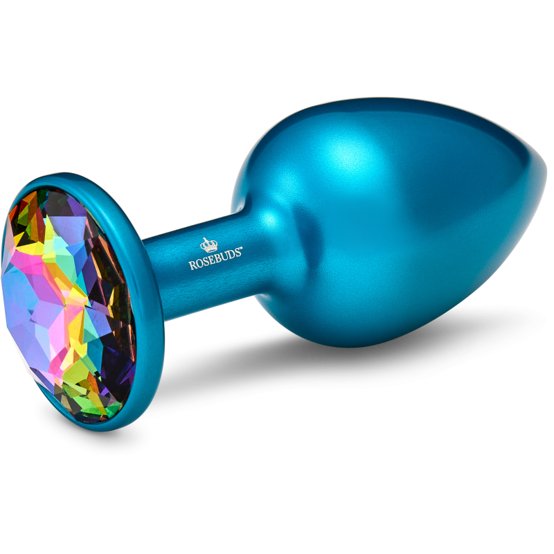 MEDIUM ALU BLUE CRYSTAL