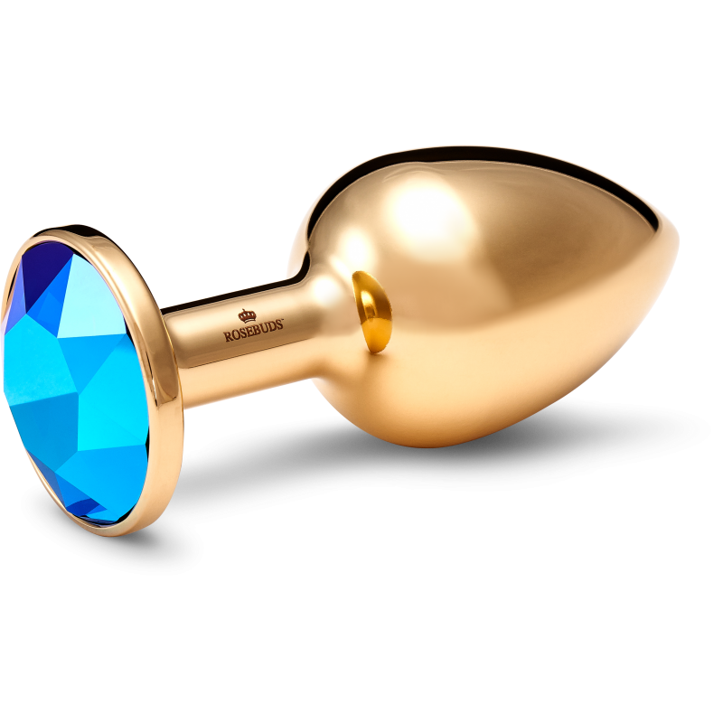 MEDIUM STAINLESS STEEL GOLD CRYSTAL