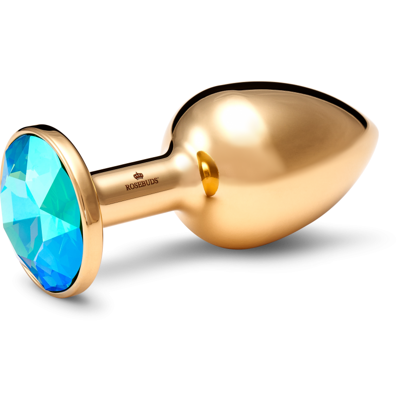 MEDIUM STAINLESS STEEL GOLD CRYSTAL