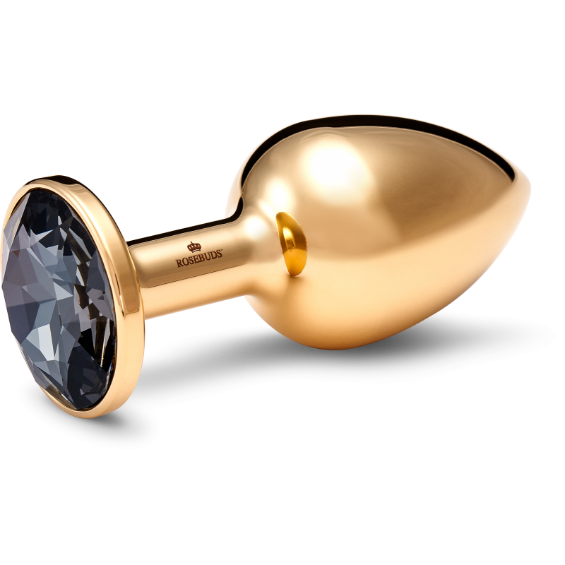 MEDIUM STAINLESS STEEL GOLD CRYSTAL