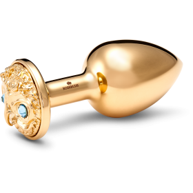 Medium Stainless Steel Gold Owl